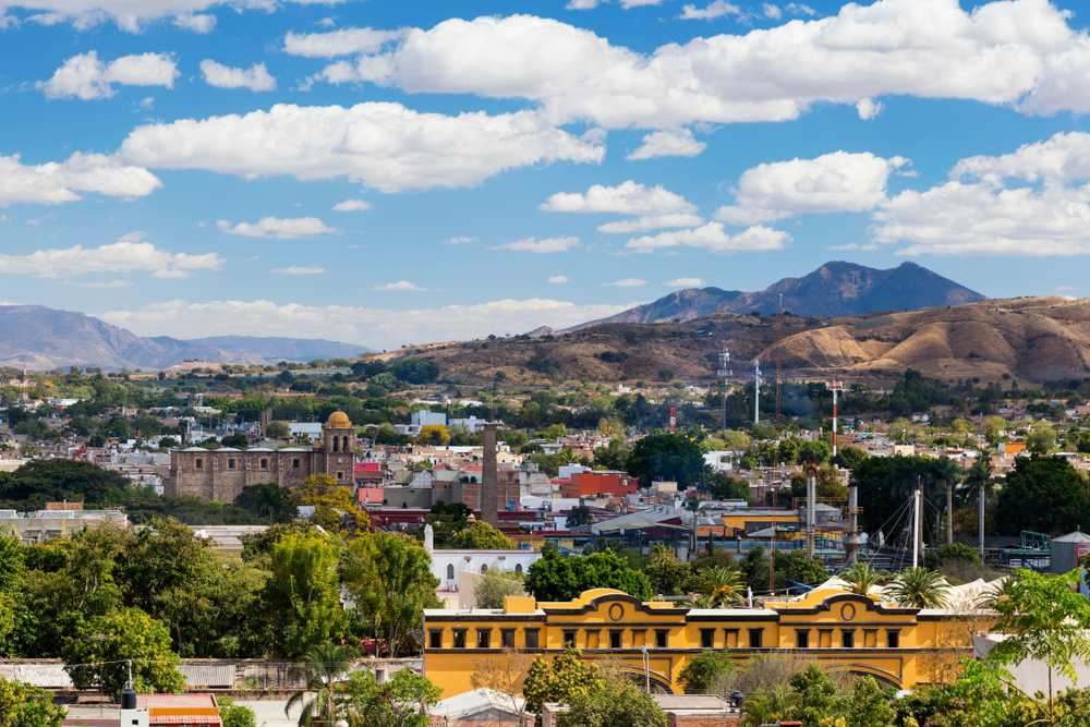 La città storica di Tequila, Jalisco, Messico