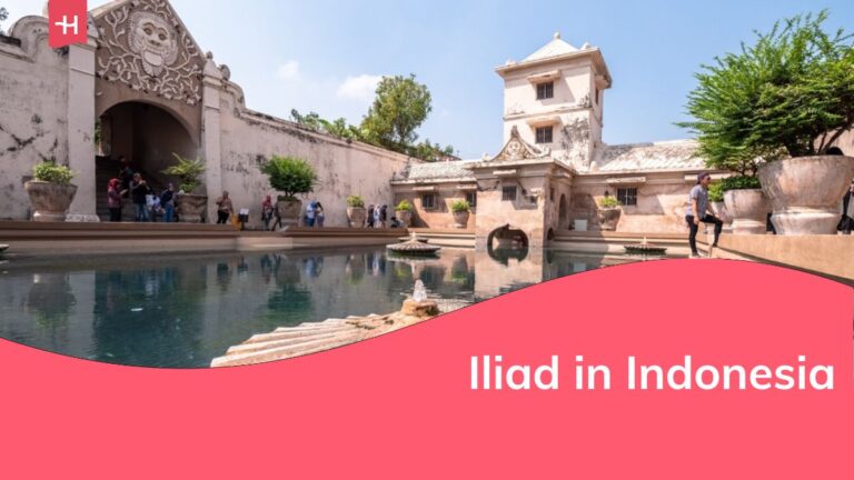 Il Palazzo Taman Sari è un luogo turistico storico e iconico a Yogyakarta, DI Yogyakarta, Indonesia