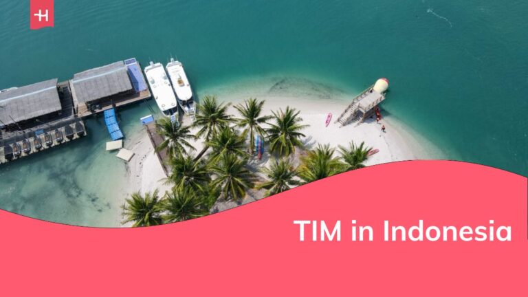 Litorale marittimo su un'isola tropicale a Batam, Indonesia