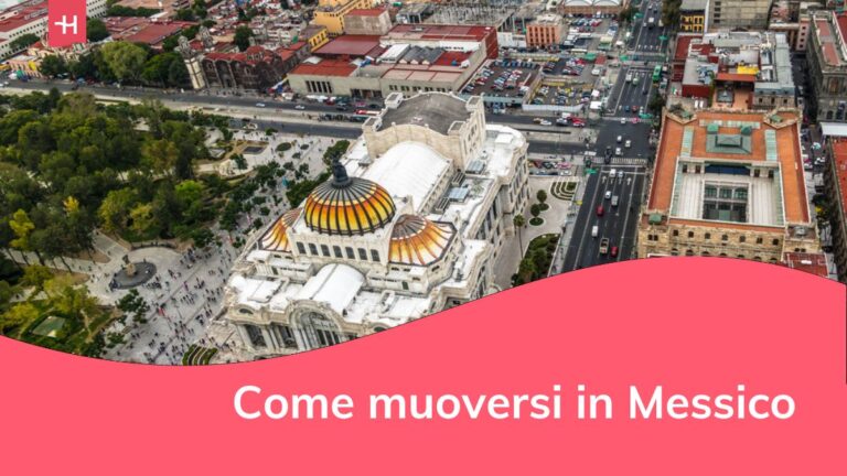 Vista dall'alto del Palacio de Bellas Artes (Palazzo delle Belle Arti) - Città del Messico, Messico