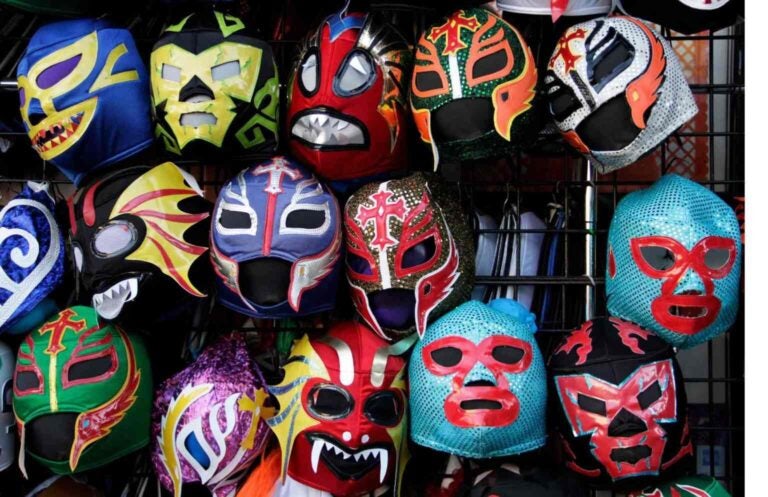 Maschere da lucha libre.