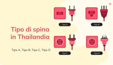 tipo di spina in thailandia