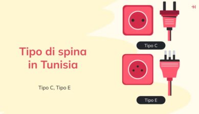 Tipo di spina in Tunisia