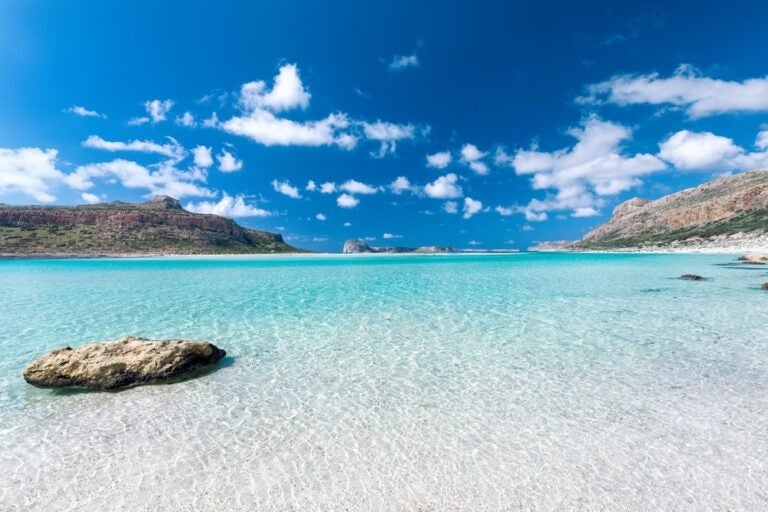 La laguna di Balos sull'isola di Creta, in Grecia.