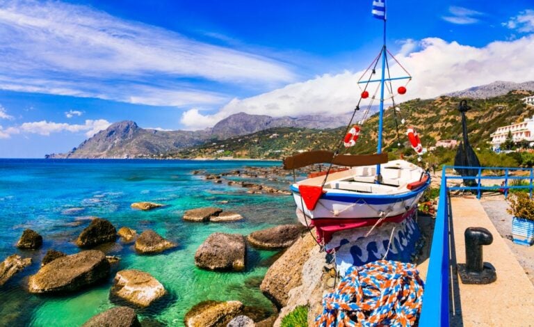 Villaggio di Plakias, Creta.
