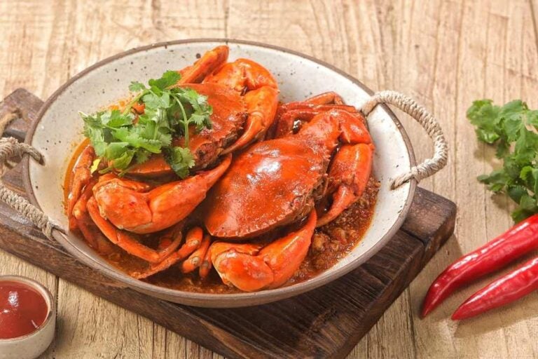 Il chili crab è uno dei piatti a base di pesce più popolari ed è un’icona culinaria di Singapore.