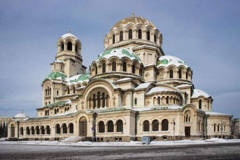 Cattedrale di S. Aleksandr Nevskij a Sofia, Bulgaria.