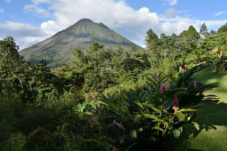 Vista del vulcano Arenal in Costa Rica
