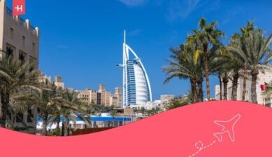 JUMEIRAH BURJ AL ARAB a Dubai di giorno