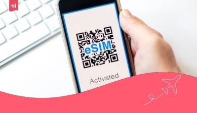 Codice QR per attivare l'eSIM sul cellulare