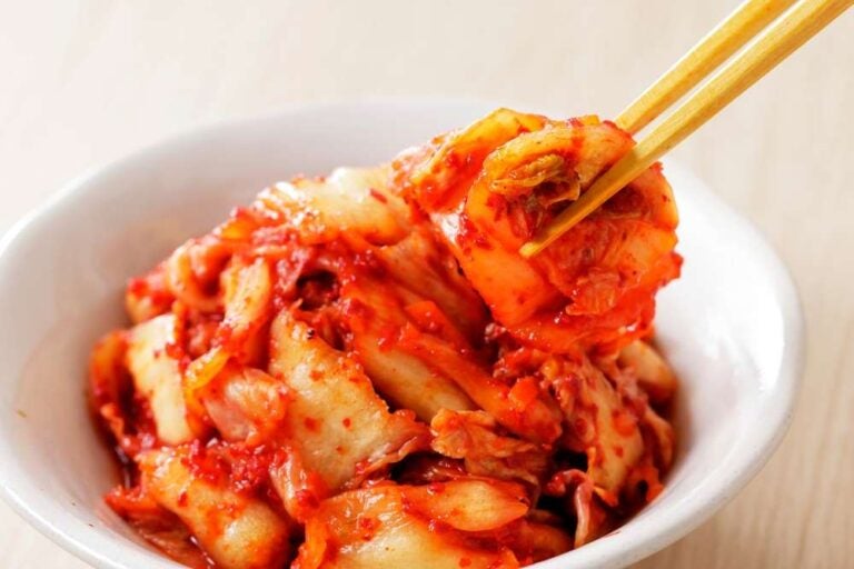 Kimchi di cavolo tradizionale.