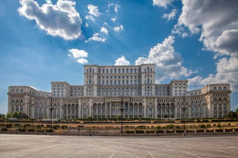 Palazzo del Parlamento di Bucarest.