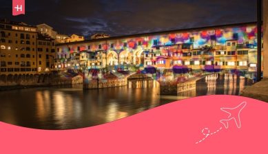 Luci magiche a Firenze nel periodo natalizio