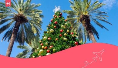 Albero di Natale Miami South Beach.