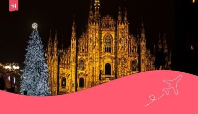 Il Duomo di Milano nella notte delle celebrazioni natalizie