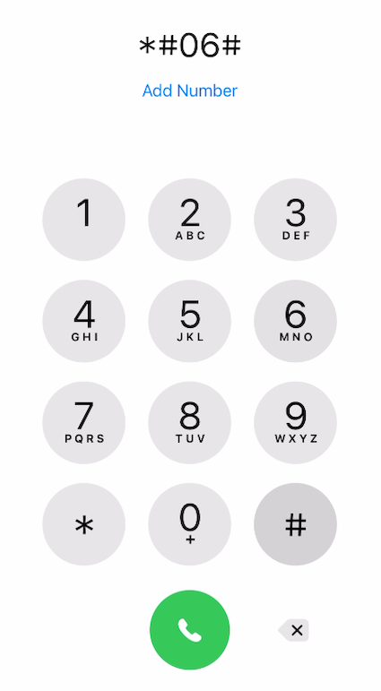 아이폰 다이얼 화면