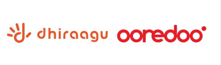 몰디브 통신사 디라아구(Dhiraagu)와 우레두(Ooredoo) 로고