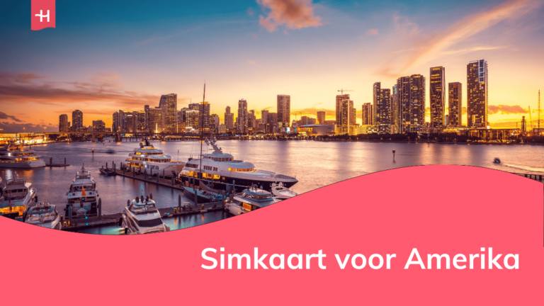 De skyline van Miami als uitgelichte afbeelding voor een pagina over simkaarten voor Amerika