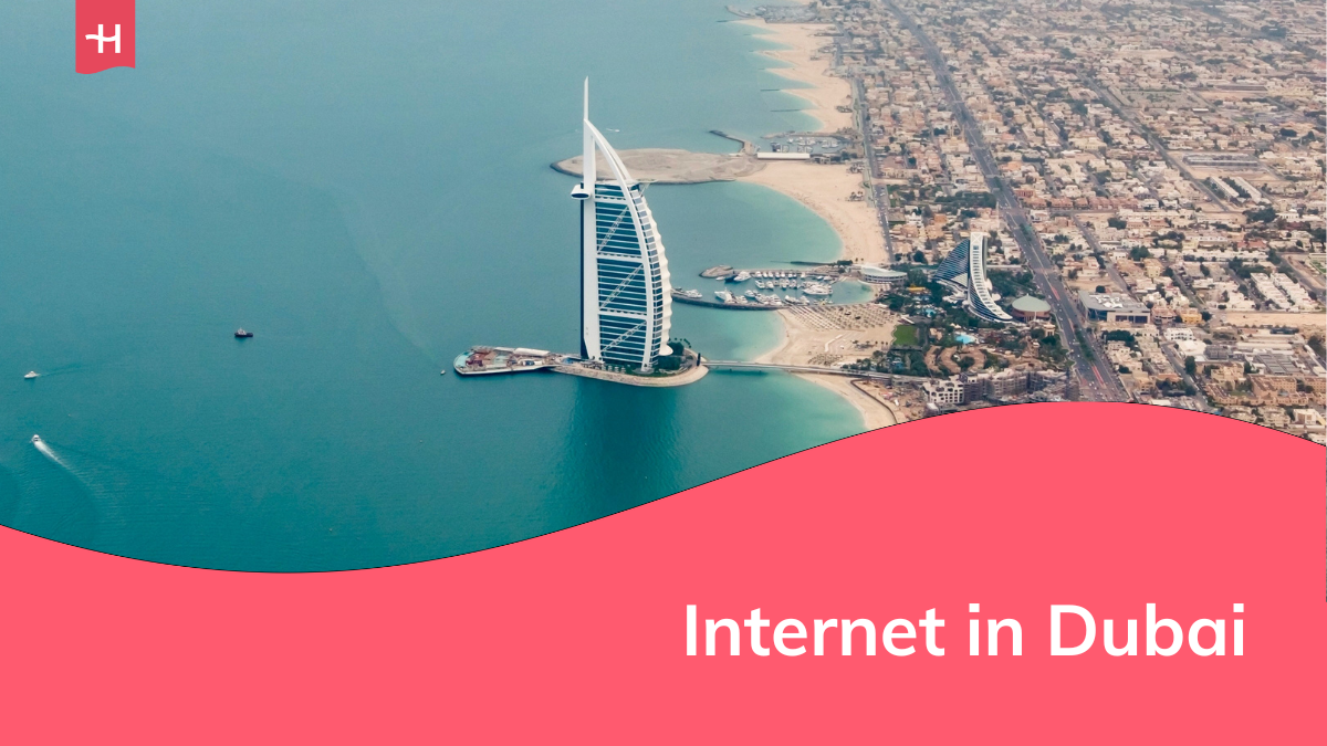 Foto van Dubai als uitgelichte afbeelding voor een pagina over internet in Dubai