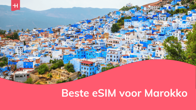 Foto van Chefchaouen in Marokko als uitgelichte afbeelding voor een pagina over de beste eSIM voor Marokko