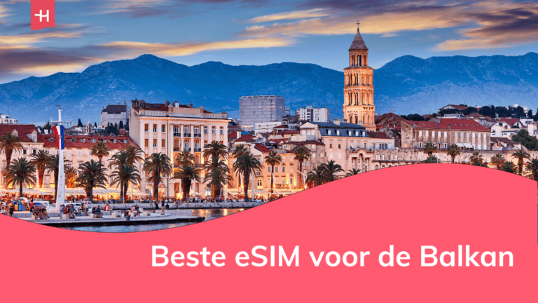 Foto van de stad Split als uitgelichte afbeelding voor een pagina over de beste eSIM voor de Balkan