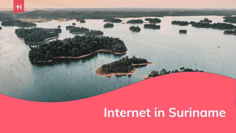 Foto van Surinaamse eilanden als uitgelichte afbeelding voor een artikel over internet in Suriname