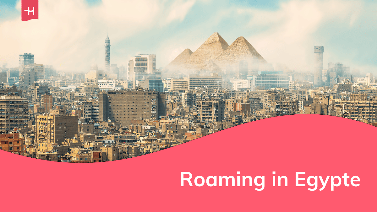 Foto van de skyline van Cairo als een uitgelichte afbeelding voor een pagina over roaming in Egypte