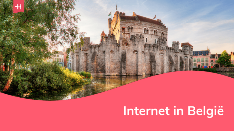 Foto van het Gravensteen in Gent als uitgelichte afbeelding voor een pagina over internet in België