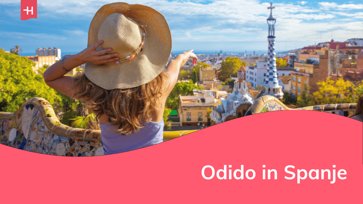 Vrouw in Parc Guëll als uitgelichte afbeelding voor een pagina over Odido in Spanje