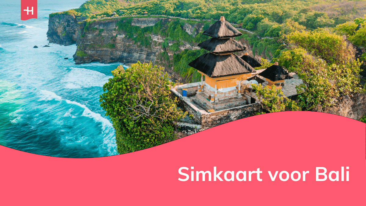 Foto van de Uluwatutempel op Bali als uitgelichte afbeelding voor een pagina over simkaarten voor Bali
