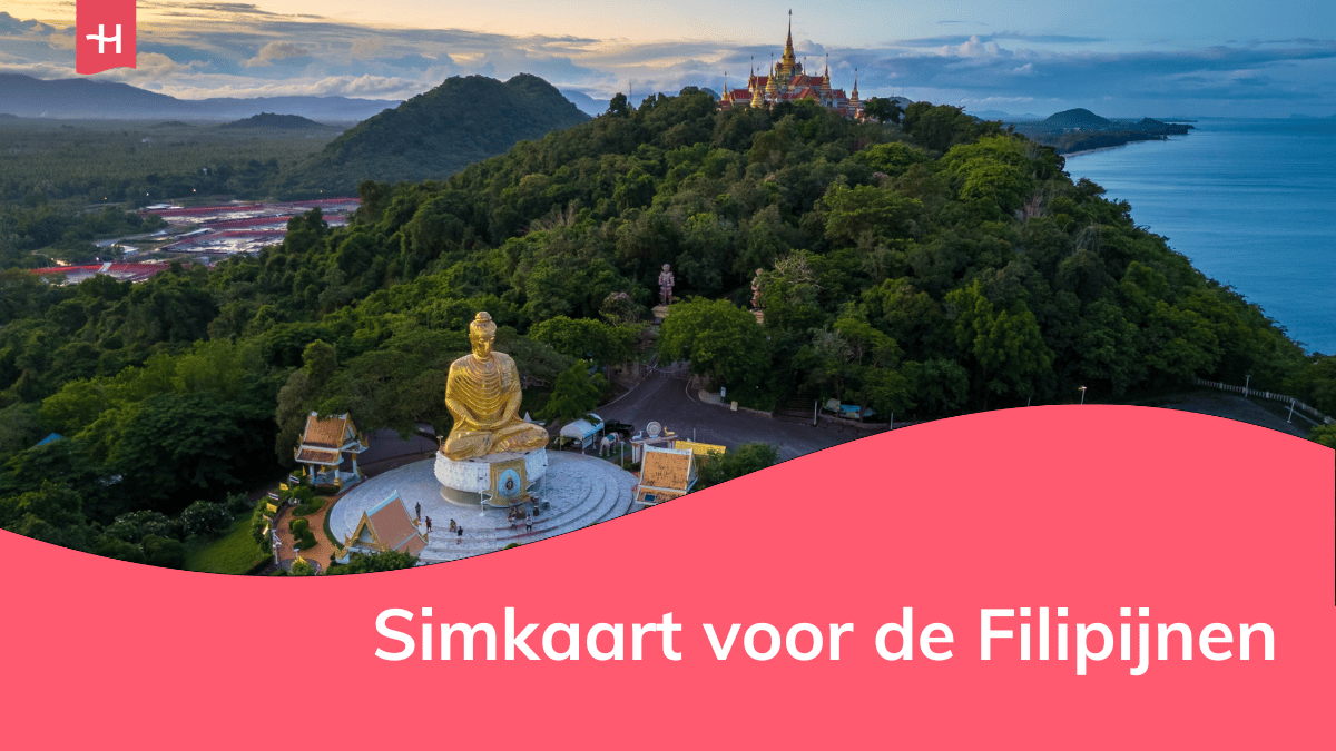 Foto van een tempel on de provincie Prachuap Khiri Khan als uitgelichte afbeelding voor een artikel over simkaarten voor de Filipijnen