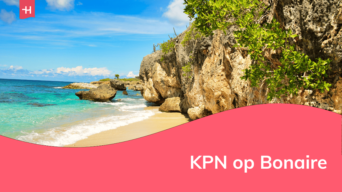 Foto van een strand op Bonaire als uitgelichte afbeelding voor een artikel over KPN op Bonaire