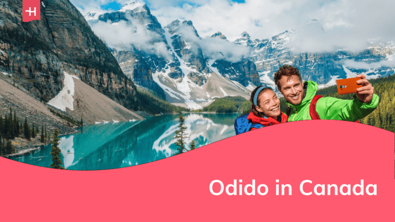 Foto van Moraine Lake als uitgelichte afbeelding voor een artikel over Odido in Canada