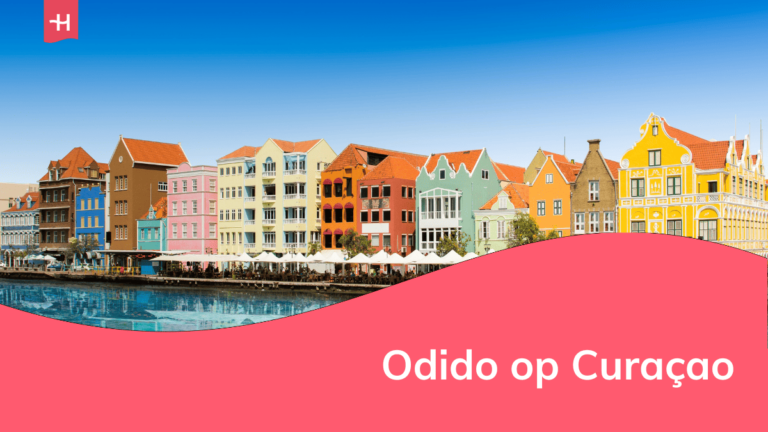 Foto van verschillende kleurrijke huizen in Willemstad als uitgelichte afbeelding voor een artikel over Odido op Curaçao