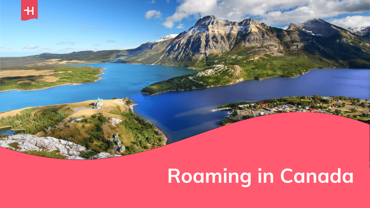 Foto van het nationaal park Waterton Lakes in Canada als uitgelichte afbeelding voor een artikel over roaming in Canada