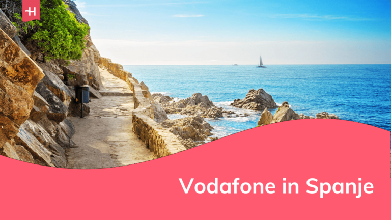 Foto van de kustlijn van Lloret del Mar als uitgelichte afbeelding voor een artikel over Vodafone in Spanje
