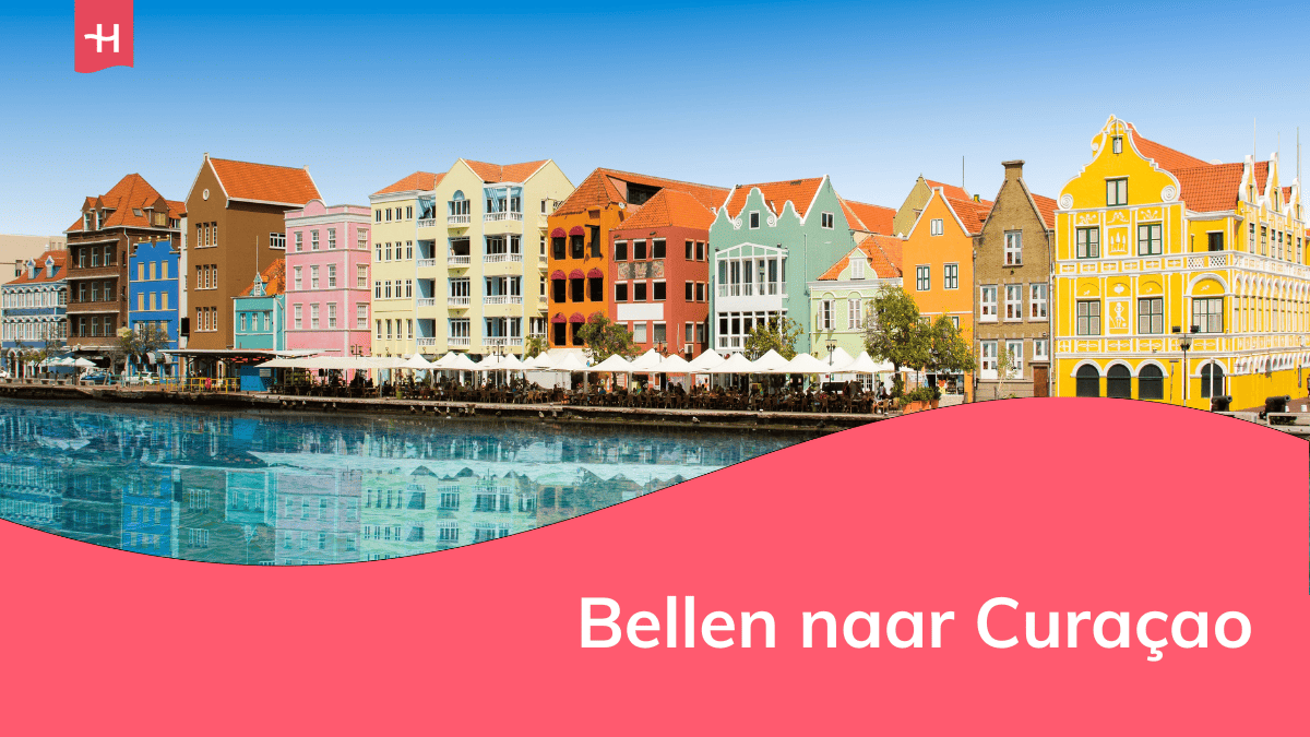 Foto de kleurrijke huisjes van Willemstad als uitgelichte afbeelding voor een artikel over bellen naar Curaçao