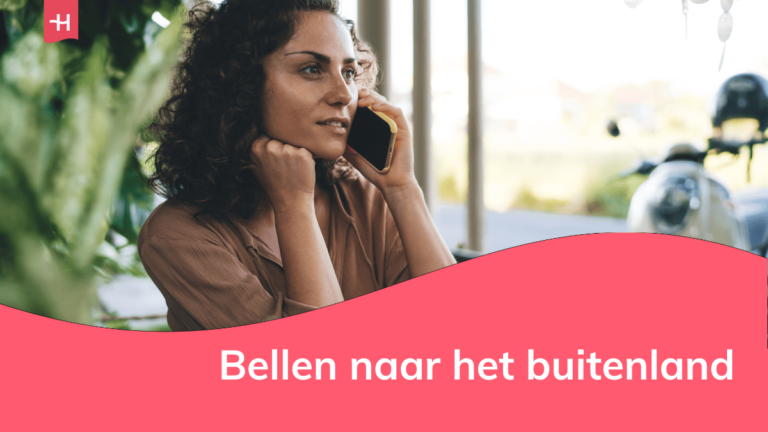 Foto van een vrouw die aan het bellen als uitgelichte afbeelding voor een artikel over bellen naar het buitenland vanuit Nederland