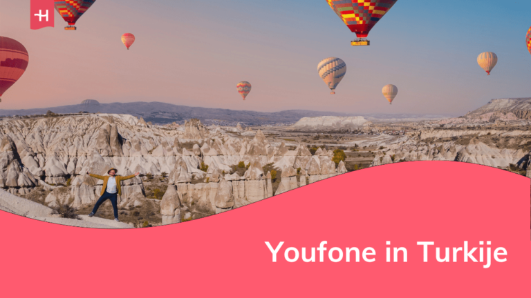 Foto van luchtballonnen in Cappadocië als uitgelichte afbeelding voor een artikel over Youfone in Turkije