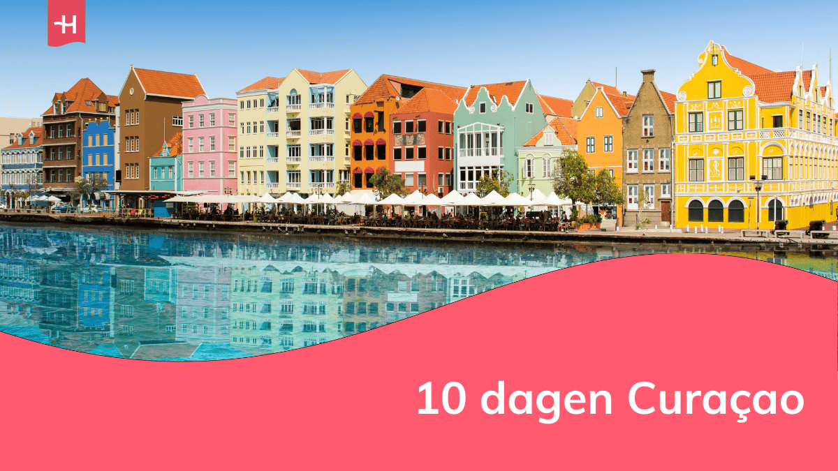 Foto van de kleurrijke huisjes van Willemstad als uitgelichte afbeelding voor een artikel over 10 dagen Curaçao