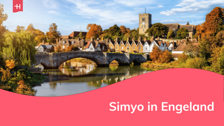 Foto van het dorpje Aylesford in Kent als uitgelichte afbeelding voor een artikel over Simyo in Engeland
