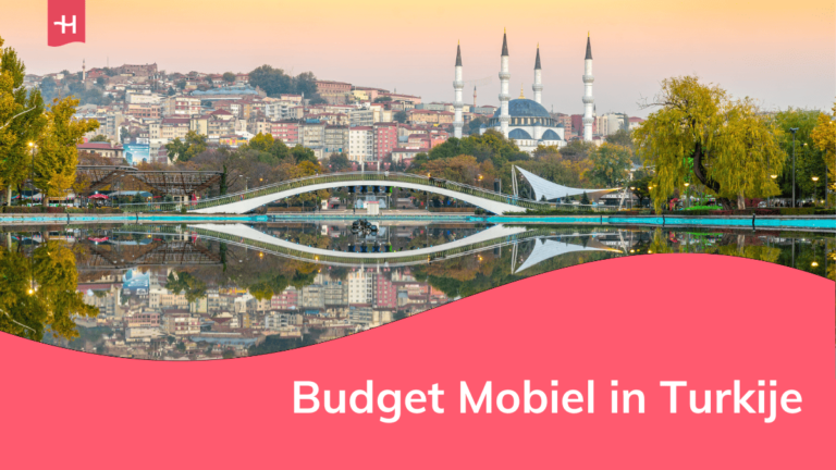 Foto van de Melike Hatun-moskee in Ankara als uitgelichte afbeelding voor een artikel over Budget Mobiel in Turkije