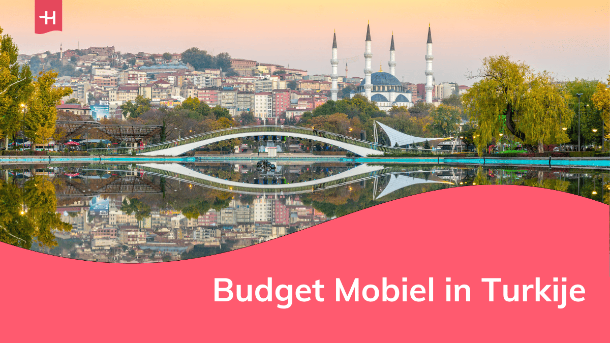 Foto van de Melike Hatun-moskee in Ankara als uitgelichte afbeelding voor een artikel over Budget Mobiel in Turkije