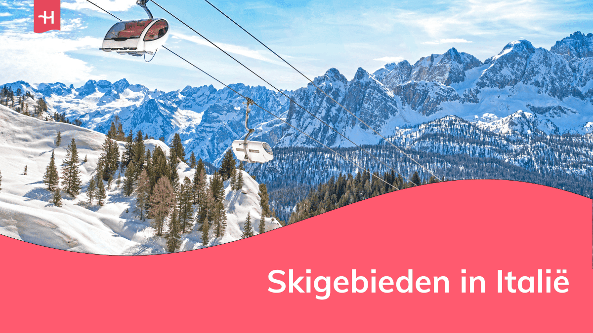 Skiliften in Cortina D'Ampezzo als uitgelichte afbeelding voor een artikel over skigebieden in Italië