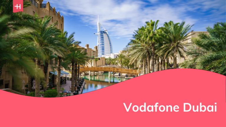 Foto van het historisch centrum van Dubai als uitgelichte afbeelding voor een artikel over Vodafone in Dubai