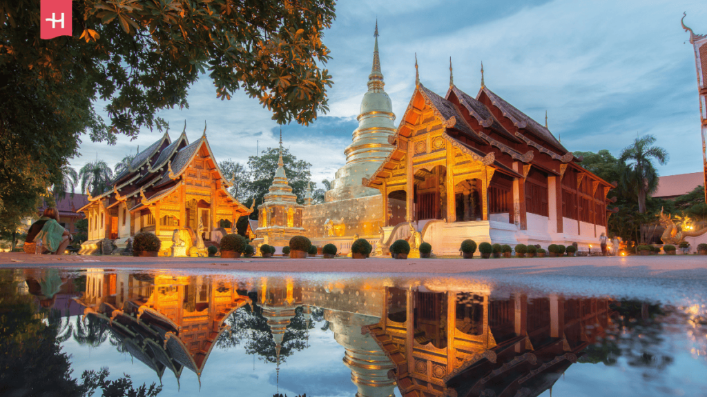 Foto van Wat Phra Singh in Chiang Mai, Thailand