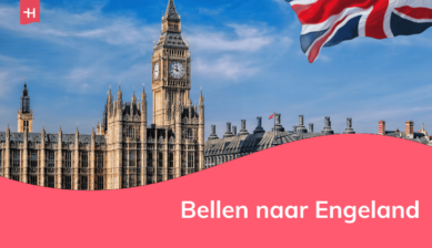 Foto van de Houses of Parliament en de Big Ben als uitgelichte afbeelding voor een artikel over bellen naar Engeland