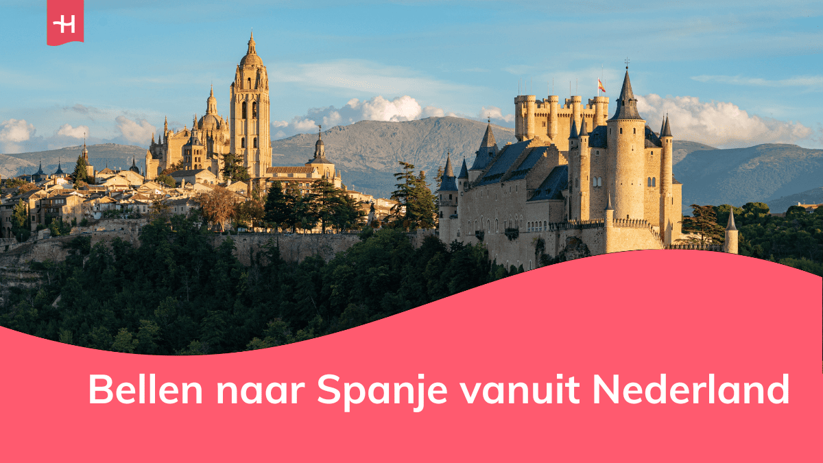 Foto van Alcázar of Segovia als uitgelichte afbeelding voor een artikel over bellen naar Spanje vanuit Nederland