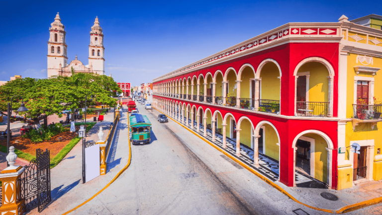 Sfeerbeeld van de stad Campeche