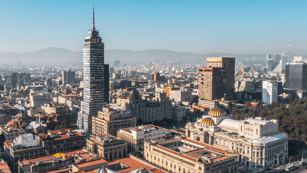 Sfeerbeeld van Mexico-Stad, een van de top bezienswaardigheden in Mexico